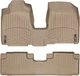 Килимки Weathertech Beige для Honda CR-V (mkIII) 2006-2012 (1 ряд - цілісний) (WT 453191-450982) - изображение 1