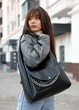 Женская сумка Sambag HOBO BLISS Черная 34 х 31 х 12 см (53453070) - изображение 3