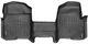 Килимки Weathertech Black для Ford F-150 (mkXII) 2010-2014 (all cabs)(без важеля 4x4)(коротка консоль)(з повітроводами ззаду)(2 кріплення)(цілісний)(1 ряд) (WT 444091) - изображение 1