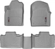 Килимки Weathertech Grey для Jeep Grand Cherokee (mkIV)(WK2) 2013-2015(Лют) (USA); Dodge Durango (mkIII) 2013-02.2015 (2 ряд - 3 місця)(1-2 ряд) (WT 464851-463242) - изображение 1