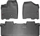 Килимки Weathertech Black для Toyota Sienna (mkIII) 2013-2020 (8 місць)(1-2 ряд) (WT 444751-443002) - изображение 1