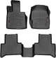 Килимки Weathertech Black для Alfa Romeo Stelvio (mkI) 2017→ (WT 4412361-4412362) - изображение 1