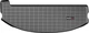 Килимок Weathertech Black для Hyundai Grand Santa Fe (mkIII)(trunk behind 3 row) 2013-2018 (WT 40609) - зображення 1