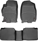 Килимки Weathertech Black для Mazda 6 (sedan & hatch)(mkII)(4 fixings hooks) 2007-2012 (WT 442141-442142) - зображення 1