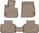 Килимки Weathertech Beige для BMW X3 (G01) 2017-2024 / X4 (G02) 2018→ / iX3 (G08) 2018→ (WT 4512731-4512732) - изображение 1
