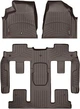 Килимки Weathertech Choco для GMC Acadia (mkI) 2006-2017; Buick Enclave (mkI) 2008-2017; Saturn Outlook (mkI) 2006-2010 (2 ряд - 2 місця)(1 кріплення, що крутяться)(1-2-3 ряд) (WT 472511-471114) - изображение 1