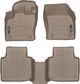 Килимки Weathertech Beige для Volkswagen Tiguan (mkII) 2016-2024 (USA)(Allspace); Seat Tarraco (mkI) 2018→ (WT 459891-459893) - изображение 1