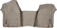 Килимки Weathertech Beige для Chevrolet Suburban (mkXI) / Tahoe (mkIV) / Silverado (mkIII)(Double/Crew Cab); GMC Yukon / Yukon XL (mkXI) 2014-2019 (цілісний)(1 ряд) (WT 455431) - изображение 1