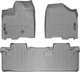 Килимки Weathertech Grey для Toyota Sienna (mkIII) 2013-2020 (8 місць)(1-2 ряд) (WT 464751-463002) - изображение 1