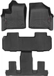Килимки Weathertech Black для Buick Enclave (mkII) 2017-2024 (1-2-3 ряд) (WT 4412691-4412282) - изображение 1