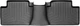 Килимки Weathertech Black для Mitsubishi Outlander (mkII-mkIII) 2006-2021; Citroen C-Crosser (mkI) 2007-2012 (2 ряд) (WT 441622) - изображение 1