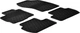 Гумові килимки Gledring для Mitsubishi Outlander (mkII) 2006-2013; Peugeot 4007 (mkI) 2007-2012; Citroen C-Crosser (mkI) 2007-2012 (GR 0155) - изображение 1