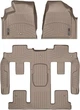 Килимки Weathertech Beige для Chevrolet Traverse (mkI) 2008-2017 (2 ряд - 2 місця)(1-2-3 ряд) (WT 452511-459423) - изображение 1