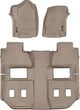 Килимки Weathertech Beige для Chevrolet Suburban (mkXI); GMC Yukon XL (mkXI) 2015-2020 (1 ряд - 2 місця)(2 ряд - 2 місця)(1-2-3 ряд) (WT 456071-456073) - изображение 1