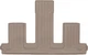 Килимки Weathertech Beige для Lexus RX (mkIV)(long) 2017-2022 (2 ряд - 2 місця)(3 ряд) (WT 458864) - изображение 1