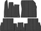 Гумові килимки Gledring для Citroen Berlingo (mkIII); Peugeot Rifter (mkI); Opel Combo (mkV)(E); Toyota ProAce City (mkI) 2018→ (пасажир без регулювань)(овальні кліпси)(1-2 ряд) (GR 0725) - изображение 1