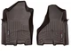 Килимки Weathertech Choco для Dodge Ram HD (crew & mega cab)(avi)(no PTO Kit)(bench seats)(1 row) 2019→ (WT 4715451) - зображення 1