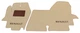 Двошарові килимки Sotra Premium Beige для Renault Master (mkII)(1 ряд) 2003-2010 (ST 06789-CH-Beige) - изображение 1