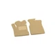 Двошарові килимки Sotra Premium Beige для Ford Galaxy (mkI)(1 ряд) 2001-2006 (ST 90250-PR-Beige) - изображение 1