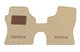 Двошарові килимки Sotra Premium 10mm Beige для Toyota HiAce (XH20)(1 ряд) 2006-2012 (ST 90535-CH-Beige) - зображення 1