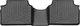 Килимки Weathertech Black для Hyundai Sonata (mkVIII) 2019→ (не гібрид); Kia K5 (mkV)(передній привід) 2019→ (2 ряд) (WT 4415982) - изображение 1