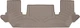 Килимки Weathertech Beige для Ford Explorer (mkVI) 2019-2021 (2 ряд - 2 місця)(3 ряд) (WT 4515753) - изображение 1