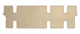 Двошарові килимки Sotra Premium Beige для Citroen Jumpy (mkII); Peugeot Expert (mkII); Fiat Scudo (mkII); Toyota ProAce (mkI)(3 ряд) 2006-2016 (ST 90758-PR-Beige) - изображение 1