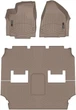 Килимки WeatherTech Beige для Chrysler Pacifica (mkII)(не hybrid)(Limited Trim)(1-2-3 row) 2021→ (WT 4516621-459452) - зображення 1