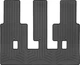 Килимки Weathertech Black для Kia Carnival (mkIV) 2020→ (не гібрид)(2 ряд - 2 місця)(3 ряд) (WT 4416725) - изображение 1