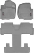 Килимки Weathertech Grey для Ford Expedition (mkIV) 2021-2024 (2 ряд - 2 місця)(1-2-3 ряд) (WT 4616651-4616654) - изображение 1