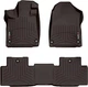 Килимки Weathertech Choco для Acura MDX (mkIV) 2021→ (1-2 ряд) (WT 4716691-4716692) - изображение 1