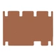 Двошарові килимки Sotra Premium Terracotta для Citroen SpaceTourer (mkI) / Peugeot Traveller (mkI) / Opel Zafira (mkIV)(D) / Toyota ProAce (mkII)(2 ряд 1+1)(3 ряд - 1+2)(3 ряд) 2016→ (ST 90707-PR-Terra) - изображение 1