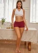 Жіночі бавовняні трусики шортики Well Comfort (2010-40-03) Бордовий 40 FINETOO (XS) - зображення 4
