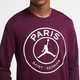 Кофта мужская Jordan X Psg Longsleeve XS Бордовий CK9781-610 - изображение 3
