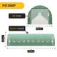 Усиленная теплица парник LEOBRO для сада Garden 30м2 Green Mosquito Door (LB-G127-GRN) - изображение 2