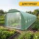Усиленная теплица парник LEOBRO для сада Garden 30м2 Green Mosquito Door (LB-G127-GRN) - изображение 6
