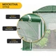 Усиленная теплица парник LEOBRO для сада Garden 30м2 Green Mosquito Door (LB-G127-GRN) - изображение 8