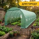 Садовая теплица парник LEOBRO усиленная Garden 24м2 Green (LB-G124-GRN) - изображение 6