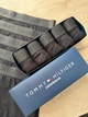 Чоловічі труси боксери набір 5шт M Tommy Hilfiger 3D напис Чорні (TH23) - зображення 3