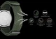 Мужские цифровые часы NORTH EDGE TERRAX Green спортивные, водонепроницаемые 50 м, с подсветкой и секундомером - изображение 4