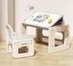 Стол трансформер детский 4 в 1 BabyPods со стульчиком и мольбертом. Столик для обучения, творчества и игры в конструктор. - изображение 15