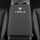 Автомобильный чехол на подлокотник авто электромобиль Tesla Model 3 / Tesla Model Y | Искусственная PU кожа | Черный | Black - изображение 2