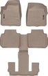 Килимки Weathertech Beige для Cadillac XT6 (mkI) 2019→ (2 ряд - 3 місця)(1-2-3 ряд) (WT 4515741-4510803) - изображение 1