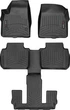 Килимки Weathertech Black для Cadillac XT6 (mkI) 2019→ (2 ряд - 3 місця)(1-2-3 ряд) (WT 4415741-4410803) - изображение 1