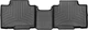 Килимки Weathertech Black для Toyota Highlander (mkIV) 2019→ (гібрид)(2 ряд) (WT 4416094) - изображение 1