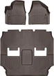 Килимки Weathertech Choco для Chrysler Pacifica (mkII) 2016→ (не гібрид)(комплектація Touring/Select) / Voyager (mkVI) 2019→ (Stow & Go сидения) (2 ряд - 2 або 3 місця)(1-2-3 ряд) (WT 479451-479452) - изображение 1