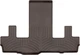 Килимки Weathertech Choco для Cadillac Escalade ESV (mkV); Chevrolet Suburban (mkXII); GMC Yukon XL (mkV) 2020→ (2 ряд - 2 місця)(3 ряд) (WT 4716325) - изображение 1