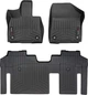 Килимки Weathertech Black для Toyota Sienna (mkIV)(8 seats)(1-2 row) 2020-> (WT 4416411-4416413) - зображення 1