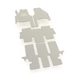 Двошарові килимки Sotra Premium White для Citroen C8 (mkI)(6 місць)(1-2-3 ряд) 2002-2014 (ST 01731-CH-White) - изображение 1