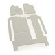 Двошарові килимки Sotra Premium White для Toyota Sienna (mkIV)(8 місць)(1-2-3 ряд) 2020→ (ST 09969-CH-White) - изображение 1